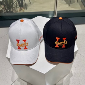 愛馬仕新款專櫃同步刺繡簡約棒球帽，爆款，大牌同步，超好搭配