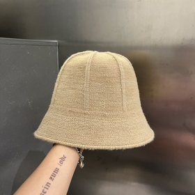 HERMES愛馬仕秋冬新款毛呢盆帽，H羊毛禮帽，百分百羊毛面料%高級定制，可折疊