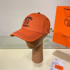 新款出貨 HERMèS (愛馬仕)最新款原單棒球帽，拼色H，正品開模訂制，原版透