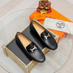 【hermes】愛馬仕專櫃同款 經典套腳鞋1：1開模 原單品質 采用進口頭層牛皮