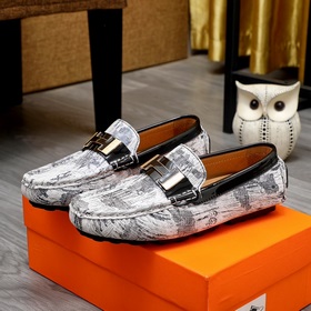 【hermes】愛馬仕專櫃同款 經典套腳鞋1：1開模 原單品質 采用進口頭層牛皮