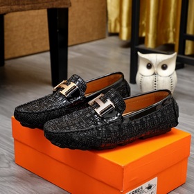 【hermes】愛馬仕專櫃同款 經典套腳鞋1：1開模 原單品質 采用進口頭層牛皮