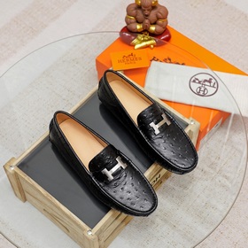 【hermes】愛馬仕專櫃同款 經典套腳鞋1：1開模 原單品質 采用進口頭層牛皮