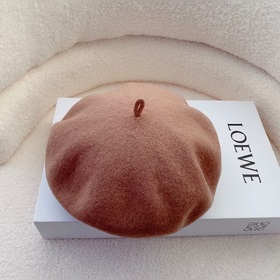 LOEWE羅意威2023秋冬新款羊毛貝雷帽，南瓜帽，秋冬新款，跑量57cm