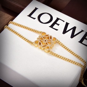 loewe 羅意威 手鍊 經典loew eanagramlogo設計 簡約大氣