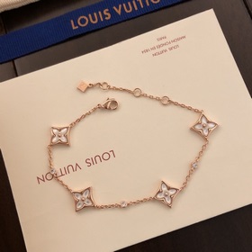 【精工版本】 Louis Vuitton 最新Blooming LV四花手鍊！