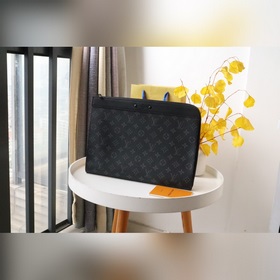 pochette jour 手包m82074黑花 可以收納筆記本電腦 mon