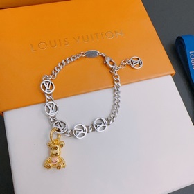 高品質LV路易威登手鍊 原單貨 專櫃新款開模複古潮流時尚必備 男女均可佩戴 情侶