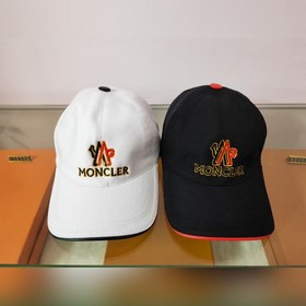 Moncler蒙口棒球帽，透氣遮陽帽純棉帆布。配頭層牛皮。質量超級棒