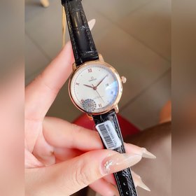 歐米茄-omega  女士腕表 進口石英機芯 316l精鋼表殼 直徑34mm厚8