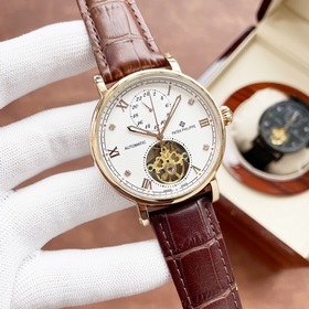 百達翡麗 Patek Philippe精品男士腕表，大飛輪搭載月相設計，技藝精