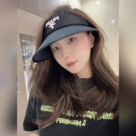 PRADA 普拉達鴨舌空頂帽發箍式空頂帽 夏季遮陽神器 一點都不會悶熱
