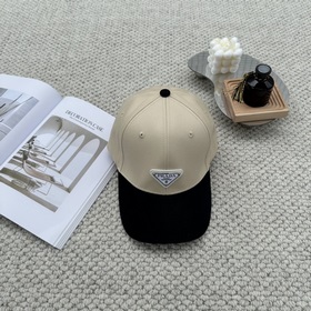 PRADA 普拉達 新品拼色棒球帽 時尚潮流，高端做工！細節看實拍哦
