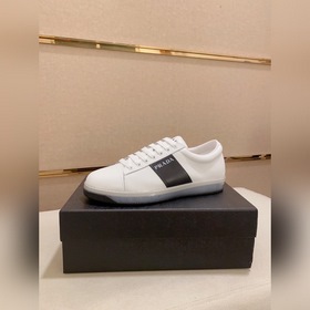高版本 高品質新款PRADA(普拉達)專櫃同步上市， 新款男鞋、 面料：進口頭層
