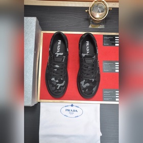 【普拉達Prada】原單減震厚底潮牌 主推爆款，前衛百搭時尚男鞋私版開模，飛織鞋