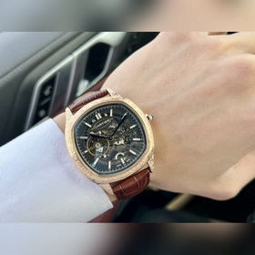 卡地亞-Cartier   精品男士腕表，勁爆镂空設計，尊貴大氣，紳士風範，卓越
