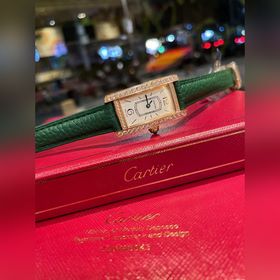 卡地亞-Cartier Tank Américaine腕表，小號表款，采用藍寶水