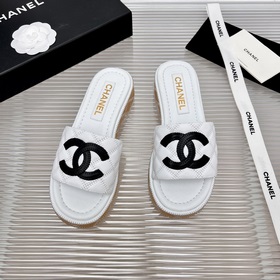 Chanel 香奈兒2023新品官網同步初夏 拖鞋！原版購入開發！材料水台材質