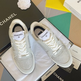 頂級版本chanel 香奈兒 23c 最新爆款 水鑽 熊貓 黑白 運動鞋 休閑