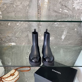 Chanel/香奈兒 22FW新款 切爾西短靴  秋冬必須入一雙短靴 洋氣時髦