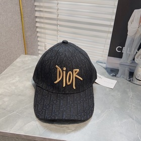 DIOR迪奧 專櫃款，專櫃新款簡約刺繡款棒球帽，很潮！超級好搭衣服！
