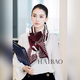 新款真絲 Dior新款專櫃同步【D老花雙層】真絲長巾 美翻了禦用殿堂級極品 新款