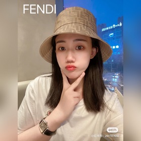 芬迪FENDI-新款雙面提花漁夫帽 經典老花字母，永不垂朽