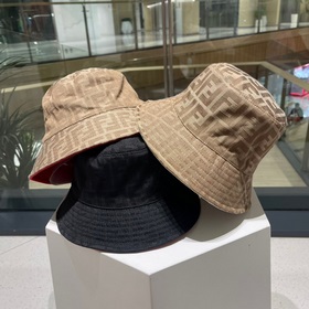 芬迪FENDI-新款雙面提花漁夫帽 經典老花字母，永不垂朽