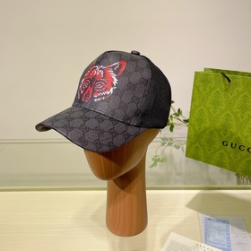 古奇棒球帽 GUCCI棒球帽 官網新品，棒球帽，原單品質火爆來襲  工藝非常精美