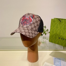 古奇棒球帽 GUCCI棒球帽 官網新品，棒球帽，原單品質火爆來襲  工藝非常精美