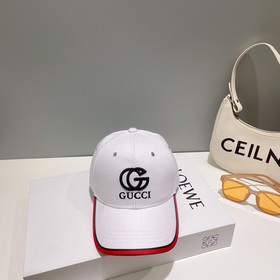 GUCCI  配防塵袋【GUCCI古奇】2023新款專櫃款棒球帽，新款出貨，大牌