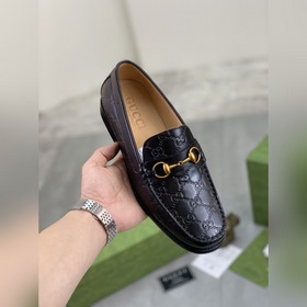 水染牛裡  【gucci】古馳高端經典男士正裝商務皮鞋，原單1：1正品貨！原版進
