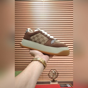 【GUCCI 古奇】高端新款限定款情侶升級版小髒鞋！材料均為定制，超級好看，進口
