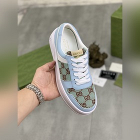 最新爆款【古奇 GUCCI 】 低幫男鞋高端品牌 最新力作：意大利進口原版柔軟雙