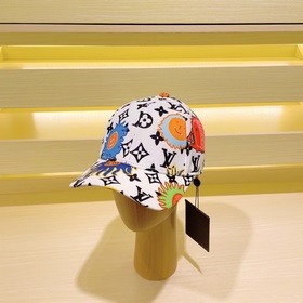 經典語錄LouiVuittonLV 專櫃新款路易威登家刺繡棒球帽，簡單大方 男女