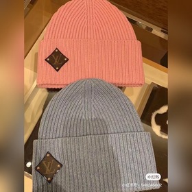 路易威登LOUIS VUITTON 官方熱賣爆款，羊毛針織毛線帽，百分之70羊毛