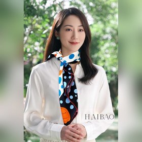 真心贊 【L标志波點90】真絲方巾，路易威登X草間彌生合作系列推出 LVxYK