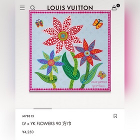 LV x YK FLOWERS路易威登 x 草間彌生合作系列推出本款兼具創意靈性