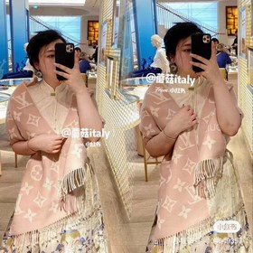 Louis Vuitton 【L标識織紋雙面長巾】 Simly LV 圍巾将全幅