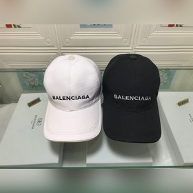 Balenciaga/巴黎世家新款棒球帽，字母logo刺繡，高檔帆布配頭層牛皮，