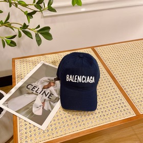 巴黎世家Balenciaga，設計師小衆品牌立體浮雕棒球帽，定制立體logo，男