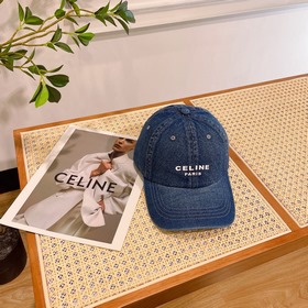 配防塵袋【CELINE賽琳】2023春夏款牛仔棒球帽 ，出街必備超好搭配，趕緊入