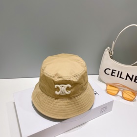 賽琳Celine-刺繡複古logo漁夫帽經典定制專款，濃郁的自然氛圍清新，獨