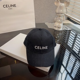 Celine/賽琳字母刺繡logo 秋冬新款，棒球帽男女老花休閑遮陽帽鴨舌帽子