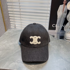 Celine/賽琳字母刺繡logo 秋冬新款，棒球帽男女老花休閑遮陽帽鴨舌帽子
