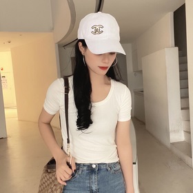 Chanel香奈兒新款棒球帽，春秋款鴨舌帽，網狀風格獨特設計，單色 頭圍57cm