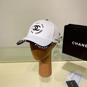 【CHANEL香奈兒】新款簡約刺繡logo棒球帽，新款出貨，大牌款超好搭配，趕緊