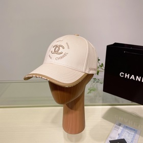【CHANEL香奈兒】新款簡約刺繡logo棒球帽，新款出貨，大牌款超好搭配，趕緊