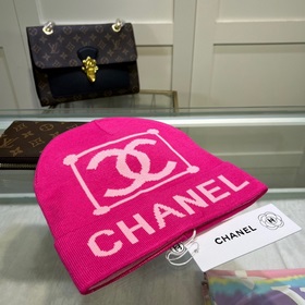 配防塵袋香奈兒CHANEL 羊絨羊毛品質針織帽，時尚好品質高端大氣，超柔軟！超