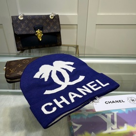 配防塵袋香奈兒CHANEL 羊絨羊毛品質針織帽，時尚好品質高端大氣，超柔軟！超
